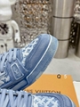 Wholesale Louis Vuitton Man Low Cut shoes  Embossed Sneaker Men Sports shoes