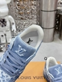 Wholesale Louis Vuitton Man Low Cut shoes  Embossed Sneaker Men Sports shoes