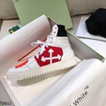 Hot sale OFF-WHITE 3.0 Off Court High-Top Sneakers Pony Zebra casual sport shoes