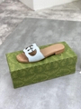Summer hot sale Gucci Slipper woman square mouth slippers Flat casual shoes