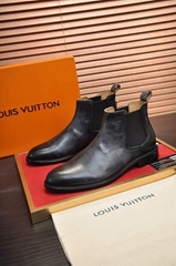 Best selling men real leather shoes                Male Boots Chelsea Boots 