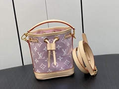 The Newest top                Noé BB Damier Azur handbag Bucket Bag