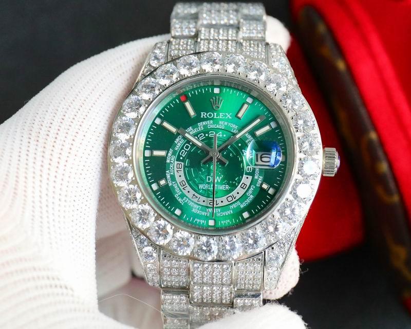 Wholesale  Rolex watch Rose Gold Watch Date Display mechanical watches  12
