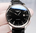 New Fashion Longines man watch Leather Quartz Men's Wristwatch Waterproof watch
