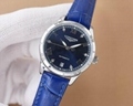 New Longines woman Watch Ladies Fashion Diamond Leather Waterproof Watches  2