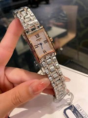 Top quality Longines elegant diamond lady watch quartz business wristwatch