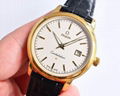 High quality Omega watch Mechanical Automatic Watches Business Leather watch 4