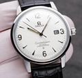 High quality Omega watch Mechanical Automatic Watches Business Leather watch 10