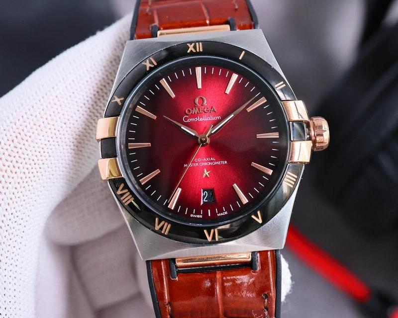 Omega Mens Mechanical Watches Automatic watch Stainless Steel Waterproof Watch 3