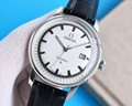 Hot sale Omega watch Automatic Mechanical Watch Waterproof Fashion Leather Watch