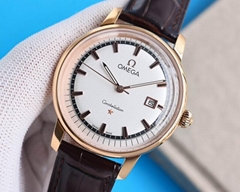 Hot sale Omega watch Automatic Mechanical Watch Waterproof Fashion Leather Watch