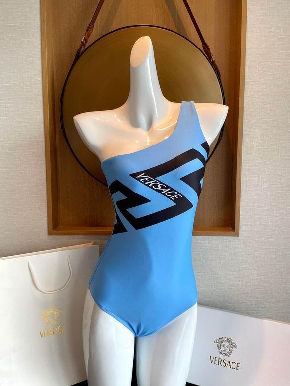 Hot sale         Bikini One Shoulder hollow bathing One Piece Swimsuits  2