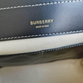 Hot sale Burberry Medium Two-Tone Canvas and Leather Pocket Bag  
