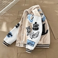 Wholesale newest               Jean Baseball Jacket Hip Hop Streetwear Baseball  12