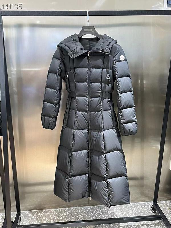 Wholesale Winter Down Jackets         Long Slim fit women long puffer jackets 1