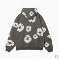 Wholesale newest Denim Tears The Cotton Wreath Sweatshirt  Black Hoodies 11