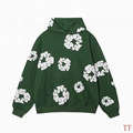 Wholesale newest Denim Tears The Cotton Wreath Sweatshirt  Black Hoodies 3