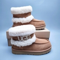 Wholesale newest     women winter Flat Warm boots Furry Snow Boots  1