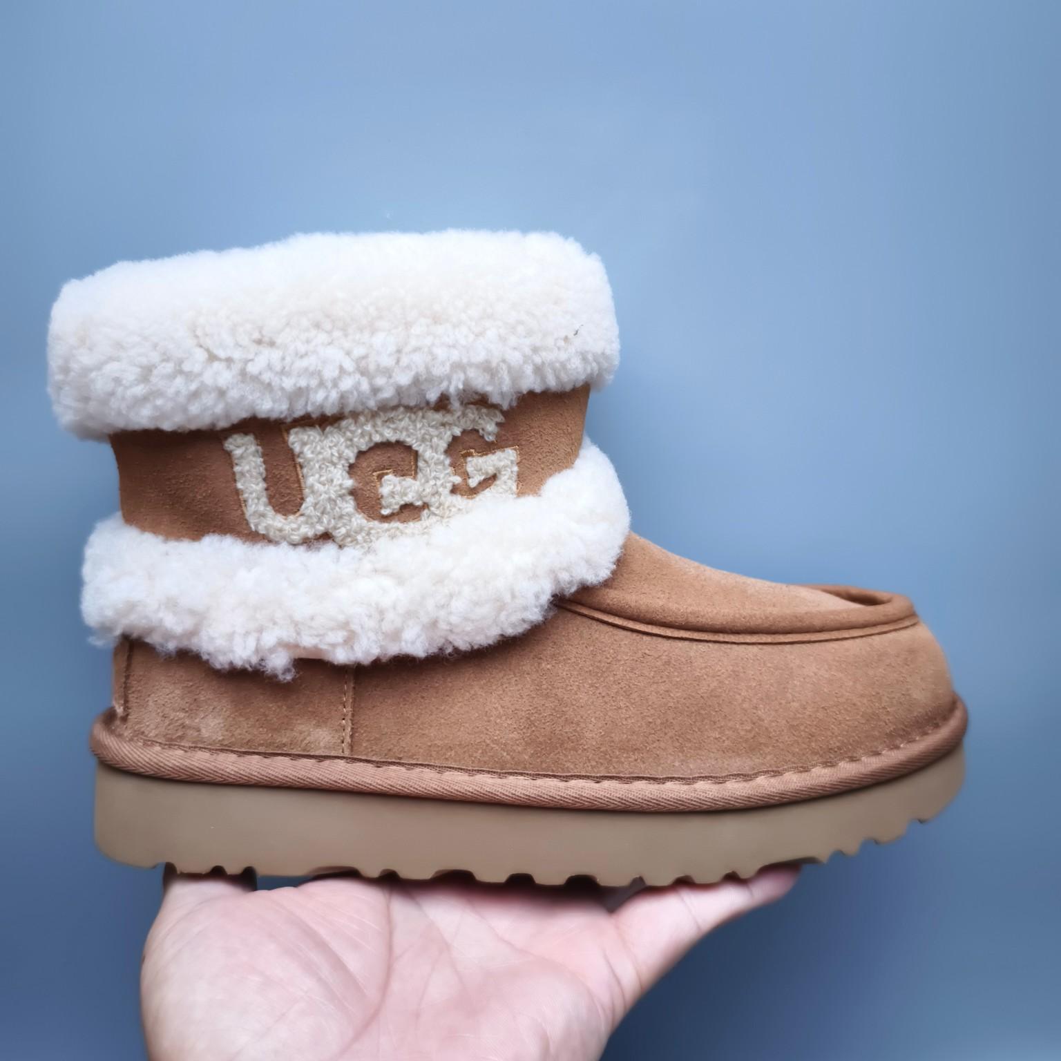 Wholesale newest     women winter Flat Warm boots Furry Snow Boots  11