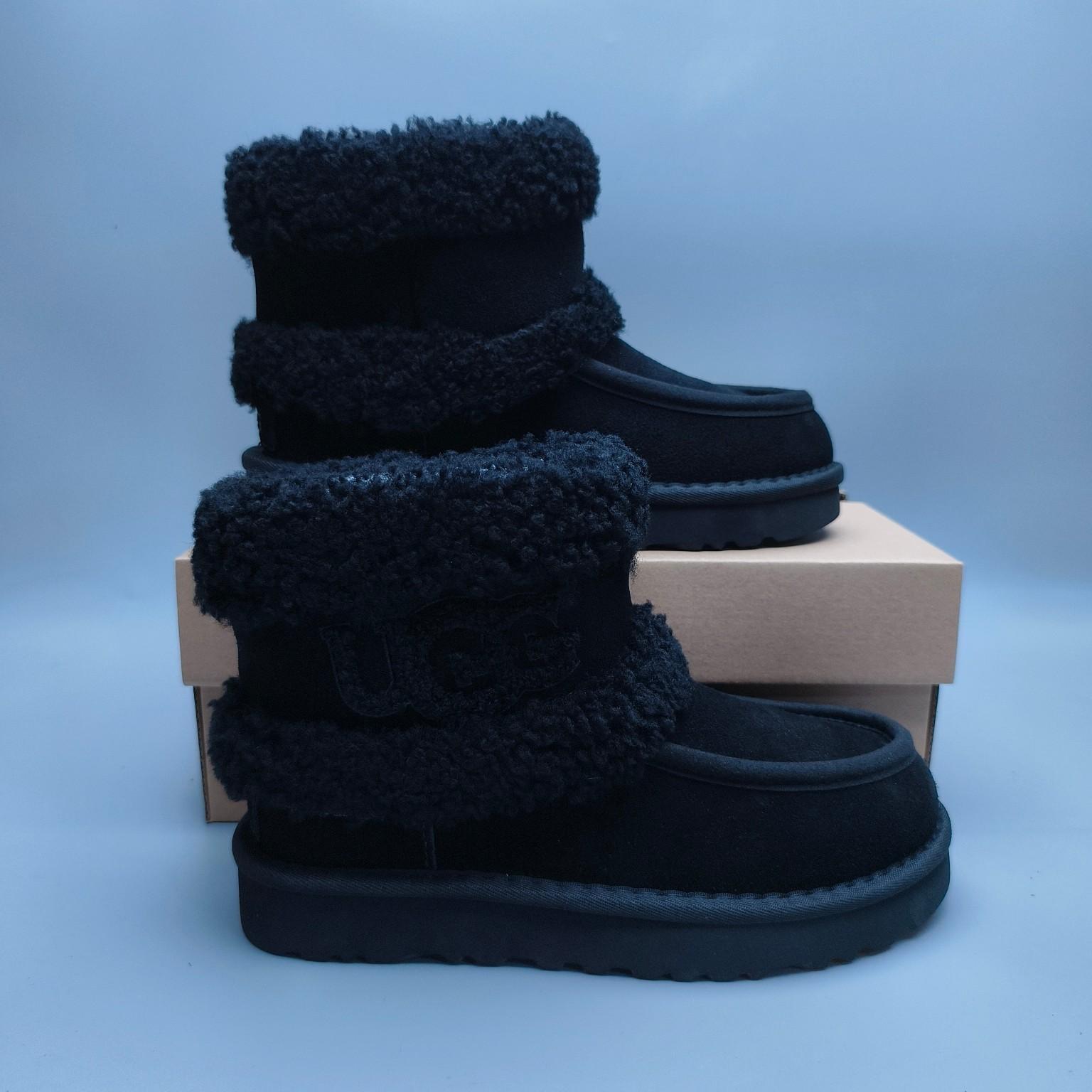 Wholesale newest     women winter Flat Warm boots Furry Snow Boots  2