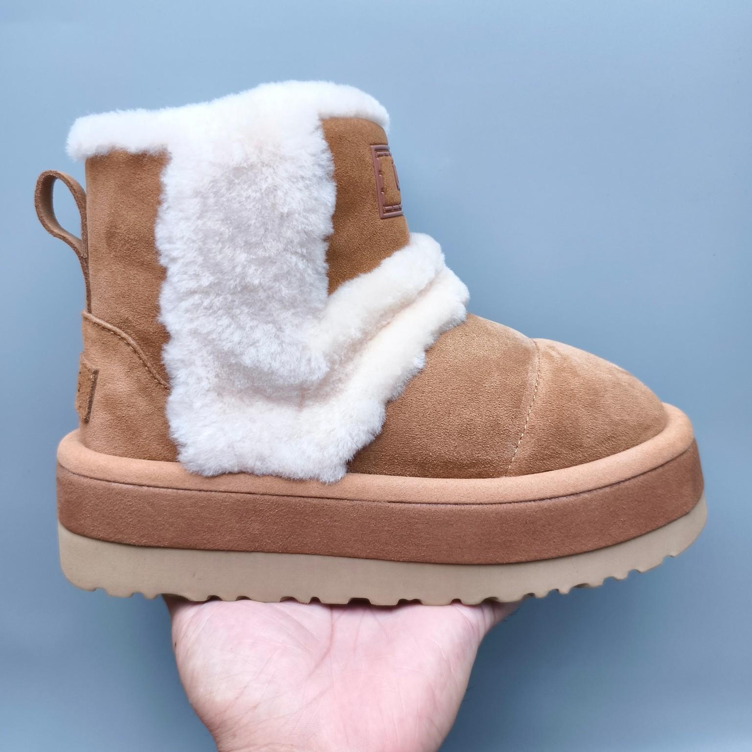 Wholesale newest     women winter Flat Warm boots Furry Snow Boots  18