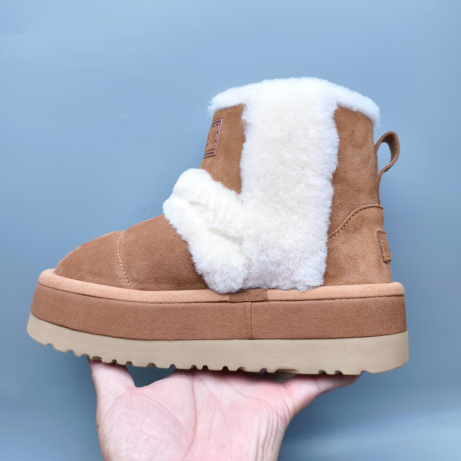 Wholesale newest     women winter Flat Warm boots Furry Snow Boots  19