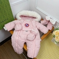Canada Goose Baby Lamb Snowsuit Blue baby 2025 outfits baby winter down jacket