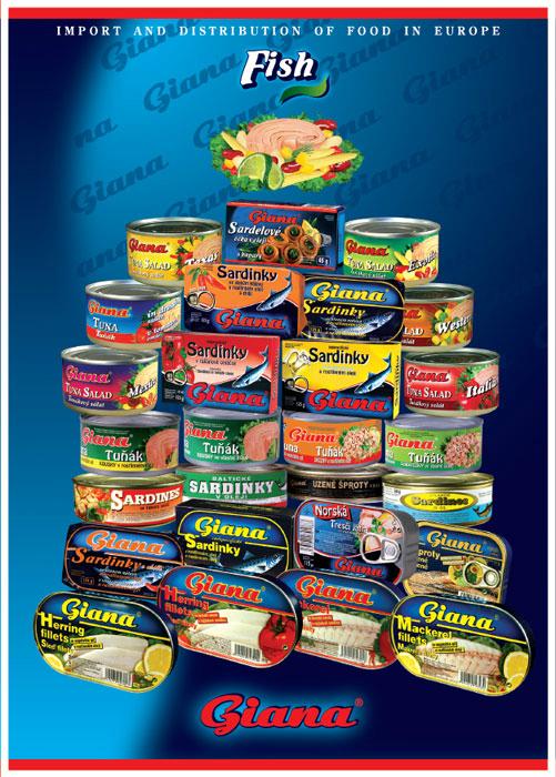 Canned fish giana (Slovakia Trading Company) Canned Food