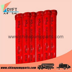 Factory price wear-resisting twin wall concrete boom pump pipe and spare parts