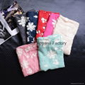 Wholesale Korean Fashion Ladies Cotton Flower Embroidery Scarf Shawl