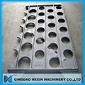 cast tube sheets support for