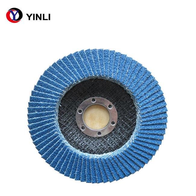 4''*5/8''Abrasive Zirconia flap disc grit 80 for stainless steel 2