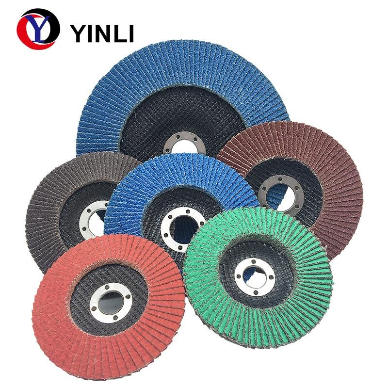 4''-7'' Abrasive flap disc for grinding and polishing