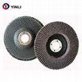 5''*7/8'' Abrasive calcined aluminium oxide Flap Disc grit 60 for metal t27/t29 1