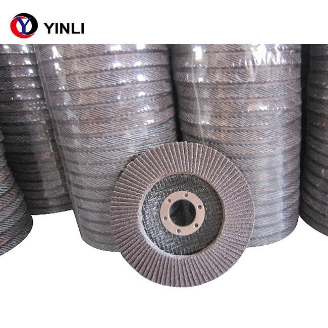 5''*7/8'' Abrasive calcined aluminium oxide Flap Disc grit 60 for metal t27/t29 4