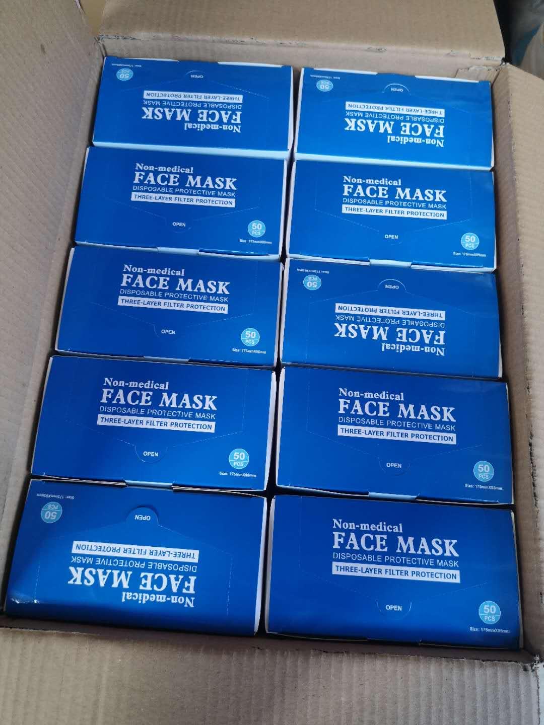 3ply disposable face mask for civil use 4