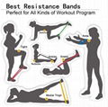 resistance band for yoga fitness