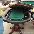 96'' solid wood poker dining table