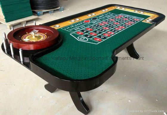 96'' solid wood roulette table