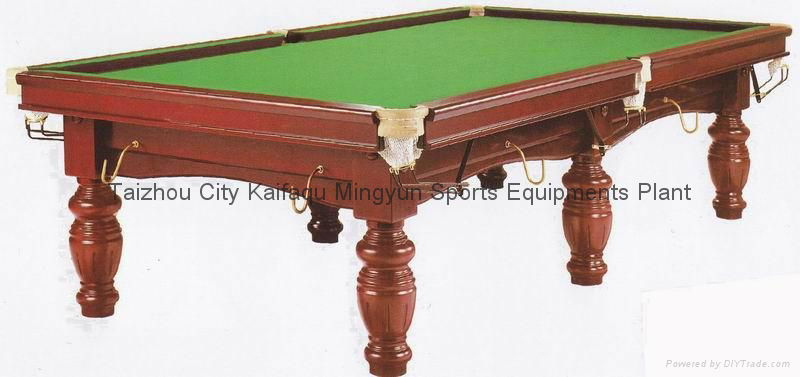 10ft solid wood snooker table