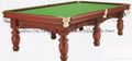 10ft solid wood snooker table