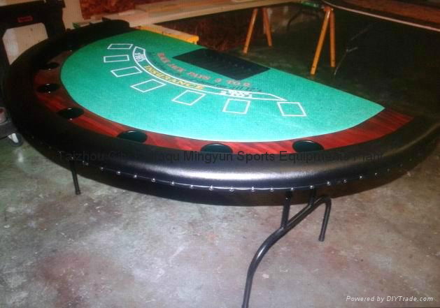 84'' blackjack poker table