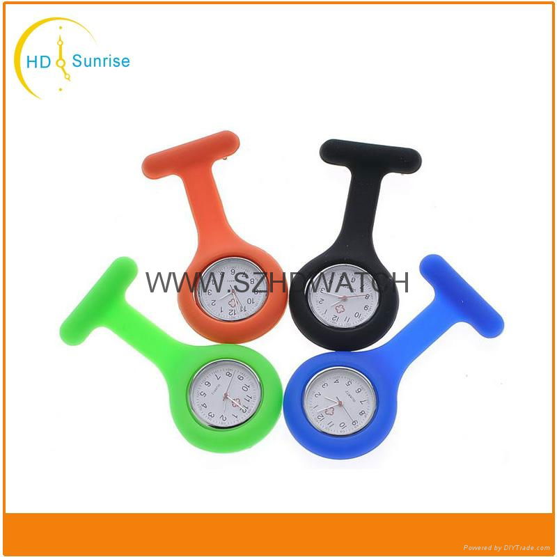 hot sale cheap silicone nurse FOB watches 2