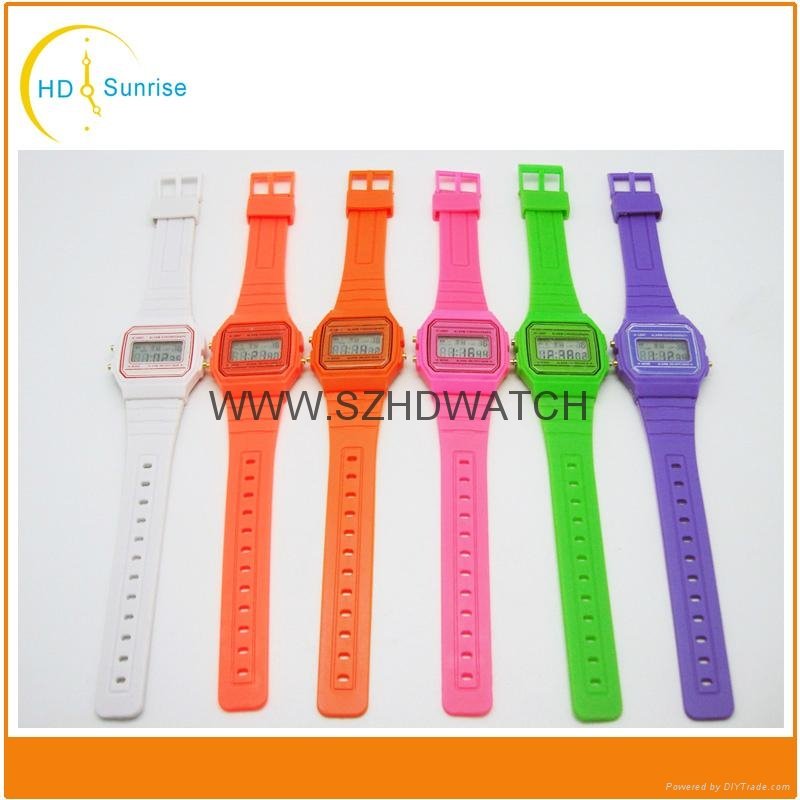 cheap promotional gift plastic digital watches 3