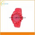 wholesale custom fashion brand plastic ladies watches with your logo 2