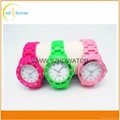 wholesale custom fashion brand plastic ladies watches with your logo 1
