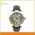 Wholesale high quality custom luxury vogue leather quartz watch 2