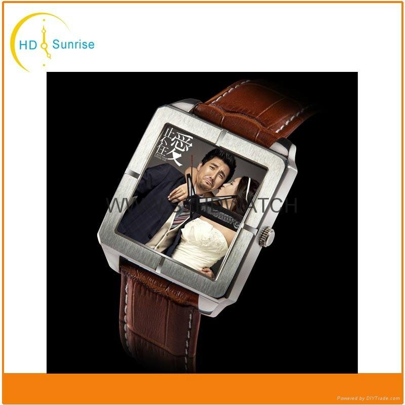 High quality japanese movement leather custom fashion luxury lover watches