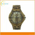 charming vogue wrist wood watch for men