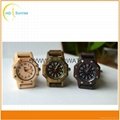 charming vogue wrist wood watch for men and women with customized logo 2